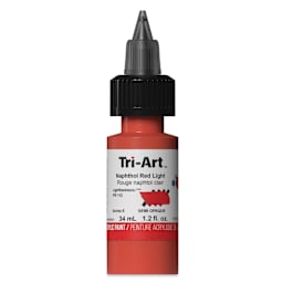 Tri-Art Low-Viscosity Artist Acrylic - Naphthol Red Light, 34 ml Tube