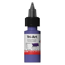Tri-Art Low-Viscosity Artist Acrylic - Brilliant Purple, 34 ml Tube