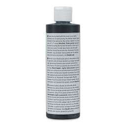 DecoArt Fluid Art Ready-To-Pour Acrylic - Jet Black, 8 oz Bottle (Back)