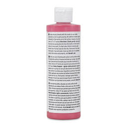 DecoArt Fluid Art Ready-To-Pour Acrylic - Magenta, 8 oz Bottle (Back)