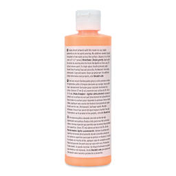 DecoArt Fluid Art Ready-To-Pour Acrylic - Neon Orange, 8 oz Bottle (Back)