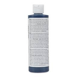 DecoArt Fluid Art Ready-To-Pour Acrylic - Navy, 8 oz Bottle (Back)