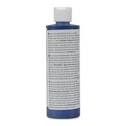 DecoArt Fluid Art Ready-To-Pour Acrylic - True Blue, 8 oz Bottle (Back)
