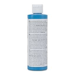 DecoArt Fluid Art Ready-To-Pour Acrylic - Neon Blue, 8 oz Bottle (Back)