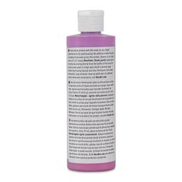 DecoArt Fluid Art Ready-To-Pour Acrylic - Bright Violet, 8 oz Bottle (Back)