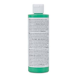 DecoArt Fluid Art Ready-To-Pour Acrylic - Bright Green, 8 oz bottle (Back)
