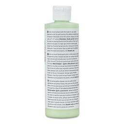 DecoArt Fluid Art Ready-To-Pour Acrylic - Spring Green, 8 oz Bottle (Back)