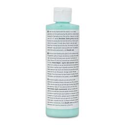 DecoArt Fluid Art Ready-To-Pour Acrylic - Mint Green, 8 oz Bottle (Back)