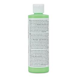 DecoArt Fluid Art Ready-To-Pour Acrylic - Neon Green, 8 oz Bottle (Back)