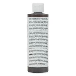 DecoArt Fluid Art Ready-To-Pour Acrylic - Burnt Umber, 8 oz Bottle (Back)