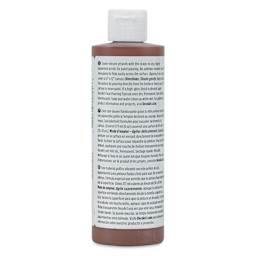 DecoArt Fluid Art Ready-To-Pour Acrylic - Sienna, 8 oz Bottle (Back)