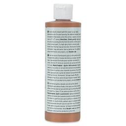 DecoArt Fluid Art Ready-To-Pour Acrylic - Copper (Metallic), 8 oz Bottle (Back)