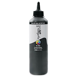 Daler-Rowney System3 Fluid Acrylic - Mars Black, 500 ml
