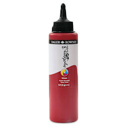 Daler-Rowney System3 Fluid Acrylic - Crimson, 250 ml