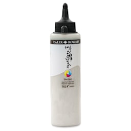 Daler-Rowney System3 Fluid Acrylic - Silver Imitation, 250 ml