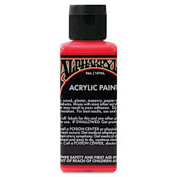 Alpha6 Alphakrylic Acrylic Paint - Electroshock Red, 5 oz