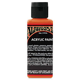 Alpha6 Alphakrylic Acrylic Paint - Dark Orange, 5 oz