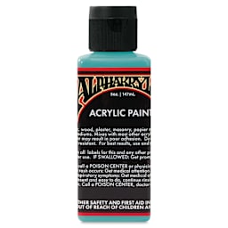 Alpha6 Alphakrylic Acrylic Paint - Aqua, 5 oz