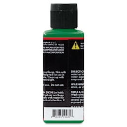 Alpha6 Alphakrylic Acrylic Paint - Electroshock Green, 5 oz (back)
