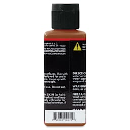 Alpha6 Alphakrylic Acrylic Paint - Metallic Bronze, 5 oz (back)