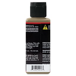 Alpha6 Alphakrylic Acrylic Paint - Metallic Antique Gold, 5 oz (back)
