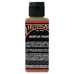 Alpha6 Alphakrylic Acrylic Paint - Metallic Antique Gold, 5 oz