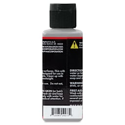 Alpha6 Alphakrylic Acrylic Paint - Metallic Silver, 5 oz (back)