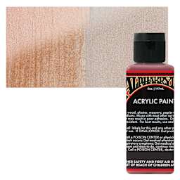 Alpha6 Alphakrylic Acrylic Paint - Sunset Color Shift, 5 oz bottle and swatch