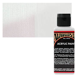 Alpha6 Alphakrylic Acrylic Paint - Opal Color Shift, 5 oz bottle and swatch