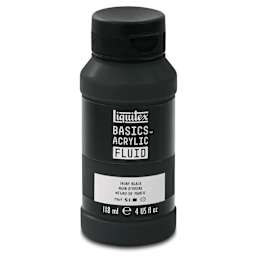 Liquitex Basics Acrylic Fluid Paint - Ivory Black, 118 ml