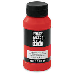 Liquitex Basics Acrylic Fluid Paint - Cadmium Red Medium Hue, 118 ml