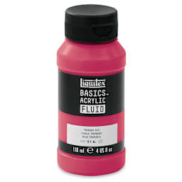 Liquitex Basics Acrylic Fluid Paint - Primary Red, 118 ml