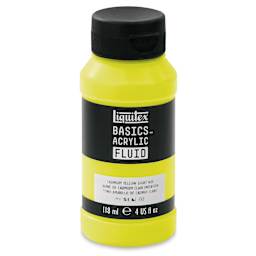 Liquitex Basics Acrylic Fluid Paint - Cadmium Yellow Light Hue, 118 ml