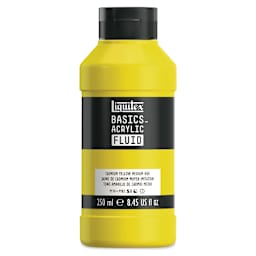 Liquitex Basics Acrylic Fluid Paint - Cadmium Yellow Medium Hue, 250 ml