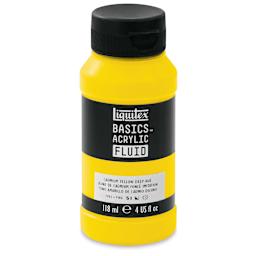 Liquitex Basics Acrylic Fluid Paint - Cadmium Yellow Deep Hue, 118 ml