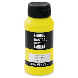 Liquitex Basics Acrylic Fluid Paint - Primary Yellow, 118 ml