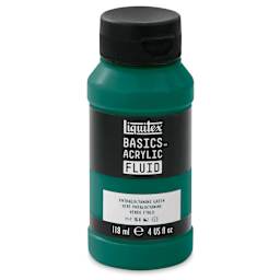Liquitex Basics Acrylic Fluid Paint - Phthalocyanine Green, 118 ml