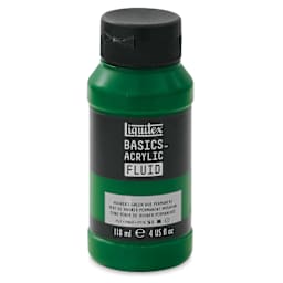 Liquitex Basics Acrylic Fluid Paint - Hooker's Green Permanent Hue, 118 ml