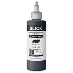 Blick Artists’ Fluid Acrylic - Payne's Grey, 200 ml
