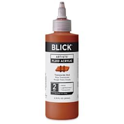 Blick Artists’ Fluid Acrylic - Transoxide Red, 200 ml