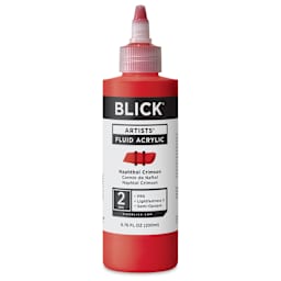 Blick Artists’ Fluid Acrylic - Naphthol Crimson, 200 ml