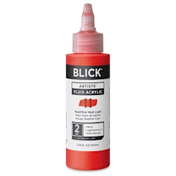 Blick Artists’ Fluid Acrylic - Naphthol Red Light, 100 ml