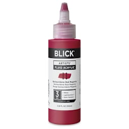 Blick Artists’ Fluid Acrylic - Quinacridone Red Magenta, 100 ml