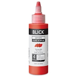 Blick Artists’ Fluid Acrylic - Pyrrole Red, 100 ml