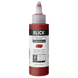 Blick Artists’ Fluid Acrylic - Quinacridone Crimson, 100 ml