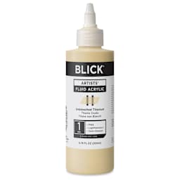 Blick Artists’ Fluid Acrylic - Unbleached Titanium, 200 ml