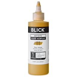Blick Artists’ Fluid Acrylic - Mars Yellow, 200 ml