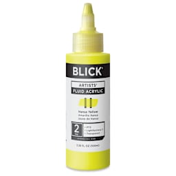 Blick Artists’ Fluid Acrylic - Hansa Yellow, 100 ml