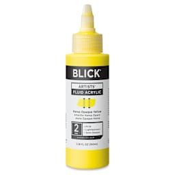 Blick Artists’ Fluid Acrylic - Hansa Opaque Yellow, 100 ml