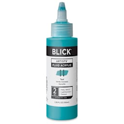 Blick Artists’ Fluid Acrylic - Teal, 100 ml